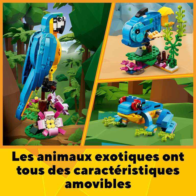 LEGO 31136 Creator 3-en-1 Le Perroquet Exotique (via coupon)