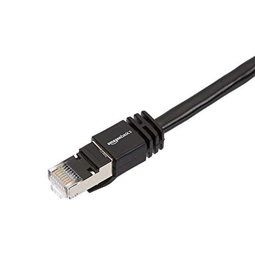 Câble Ethernet Gigabit Amazon Basics - Catégorie 7, noir, 15.2 m