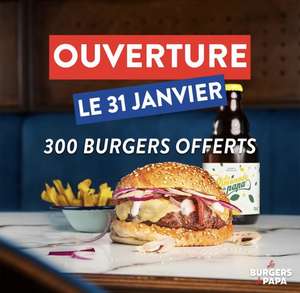 1 Burger offert aux 300 premiers clients (Burger Tête de lard ou Fils à Papa) - Thionville (57)