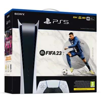 Pack Console Sony PS5 digital + Fifa 23