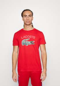 T-shirt Homme Lacoste Sport - Rouge, du M au XXL