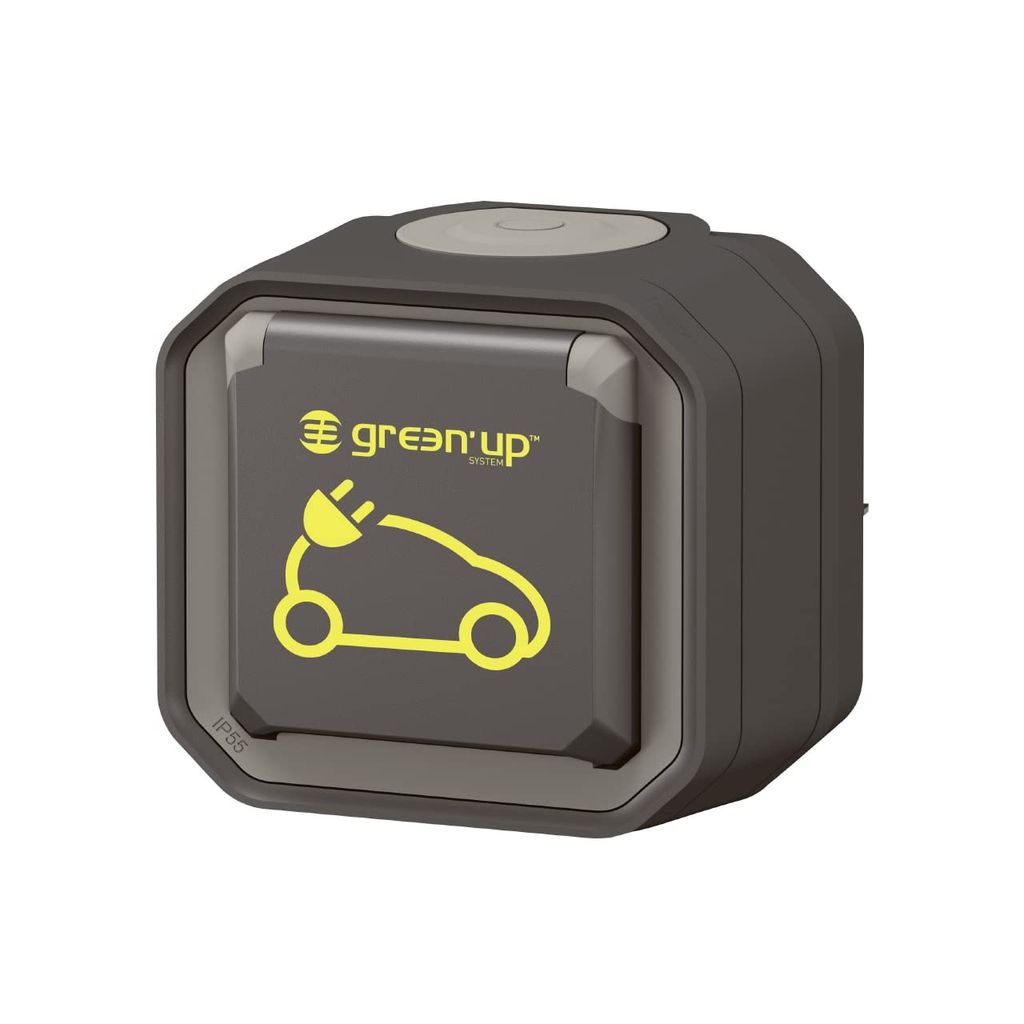 Prise de recharge Green'up Access Legrand - Plexo pour véhicules électriques, 2P+T 16A 230V