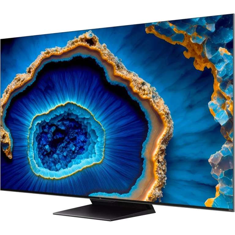 TV 65" TCL 65C805 2023 - 4K MiniLED QLED, 144 Hz, HDR Premium 1300, Google TV, (via 200€ sur la carte fidélité)