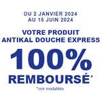 Antikal Douche Express 100% Remboursé (via ODR - sor-antikal.fr)