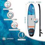 Pack Stand Up Paddle Gonflable UHAKA 10.6 (Planche + Pompe + Pagaie)
