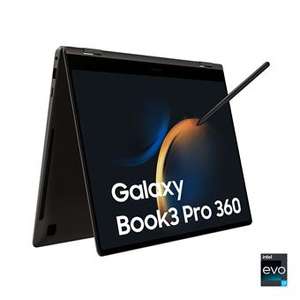 PC Portable 16" Samsung Galaxy Book3 Pro 360 Tactile - Intel Core i7, 16 Go RAM, 512 Go SSD, Anthracite