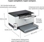 Imprimante monofonction Laser HP LaserJet M209dw (Noir et blanc), (A4, Recto verso, Wifi) - 2 mois d'Instant ink inclus (Via ODR 20€)