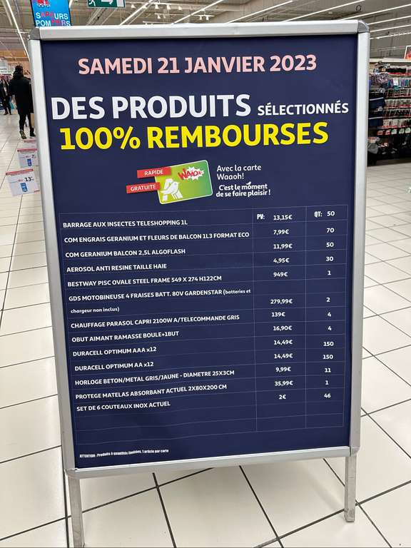Sélection de produits 100% remboursés sur la carte de fidélité - Ex : Barrage aux insectes (1L) - Poitiers (86)
