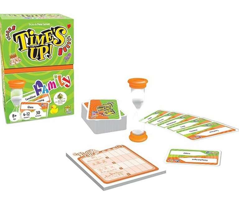 Jeux de société Time's Up! Kids Version Chat - Time's Up! Family Version Verte ou Version Orange à 13,99€ (via coupon)
