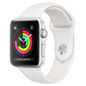 Montre connectée Apple Watch Series 3 - 38 mm, Blanc (Reconditionnée)