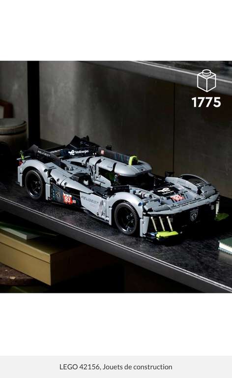 Lego Technic Peugeot 9X8 24H du Mans Hybrid Hypercar (42156)