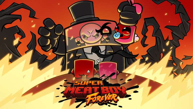 Super Meat Boy Forever sur PC (Dématérialisé)