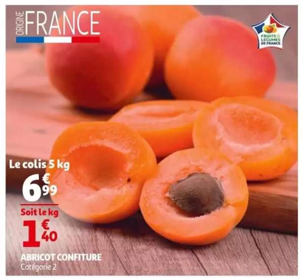 Colis 5 Kg d'Abricots - Origine France