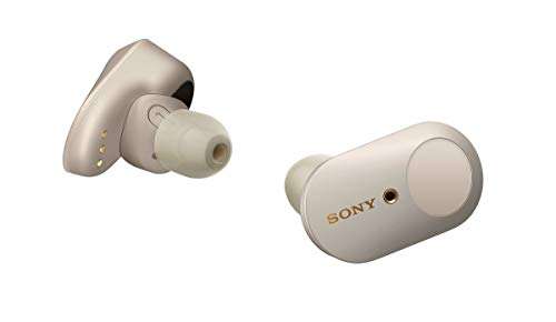 Écouteurs sans fil Bluetooth à réduction de bruit active Sony WF-1000XM3 - argent (Occasion - Comme Neuf)