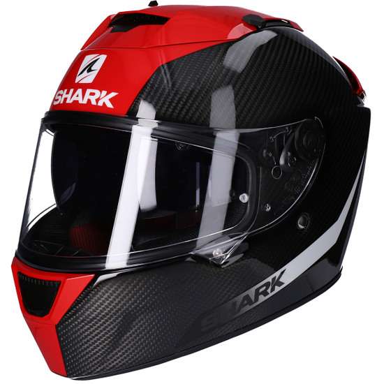 Casque Moto intégral Shark Speed-R Carbon SE - Carbon Skin Red / Black, Du XS au L