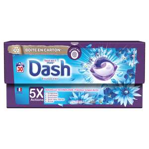 Paquet de lessive Dash pods - 30 capsules, Différentes variétés (via 12,03€ sur carte fidélité et ODR 6,87€)