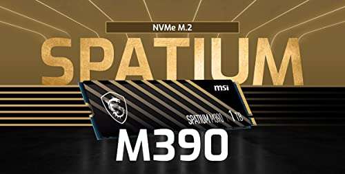 SSD interne M.2 NVMe MSI Spatium M390 (‎S78-440K070-P83) - 500 Go