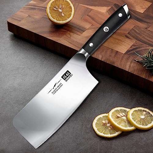 Couteau de boucher couperet Shan Zu - acier inoxydable