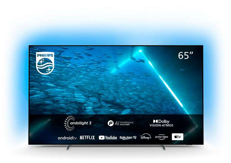 TV 65" Philips 65OLED707/12 - 4K HDR OLED (Frontaliers Suisse)