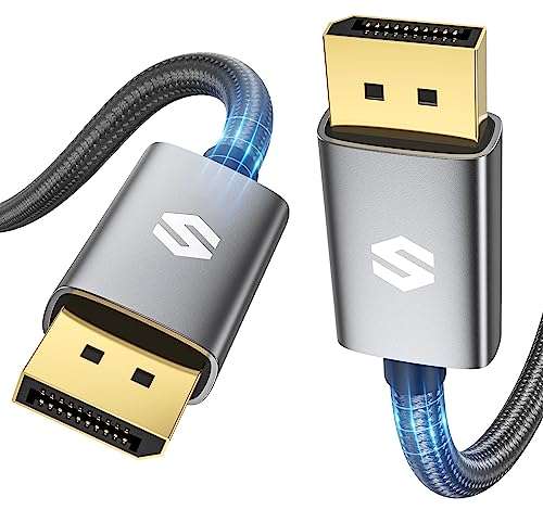 Câble DisplayPort Silkland - 4K@60Hz, 2K@144Hz, 2K@165Hz, HBR2, HDR, DSC, G-Sync & Free-Sync (vendeur tiers - via coupon)