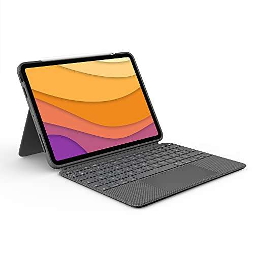 Logitech Combo Touch iPad Air (5ème et 4ème génération - 2020 & 2022) - Etui Clavier + Clavier Rétroéclairé Détachable avec Support Trackpad