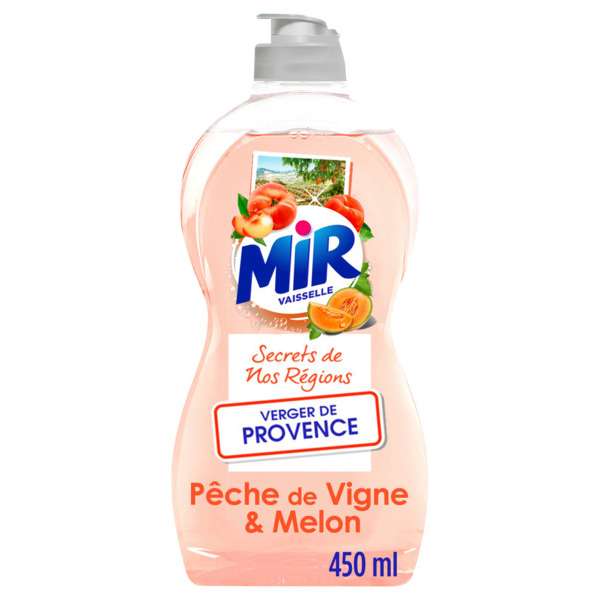 Liquide vaisselle Mir 450 ml - Différentes variétés (Via 1,16€ sur Carte Fidélité et BDR 0,40€)
