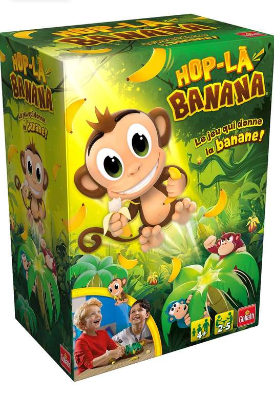 Pack de 2 jeux de société Goliath Triominos et Hop la Banana