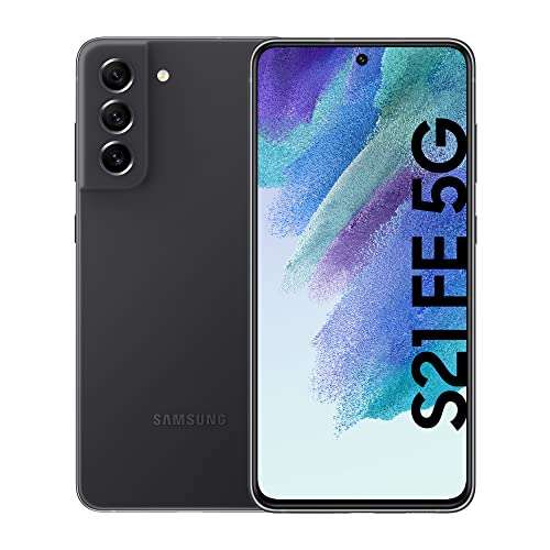 Smartphone 6.4" Samsung Galaxy S21 FE 5G - full HD+ Amoled 120 Hz, SnapDragon 888, 6 Go de RAM, 128 Go, noir (vendeur tiers)