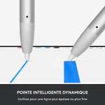 Crayon Stylet numérique Logitech pour iPads - ports USB-C doté de la technologie Apple Pencil
