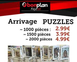 Puzzles À Prix Réduit Chez O Bon Plan - Ex : Puzzle 1000 Pièces À 2,99€ - Feytiat (87)