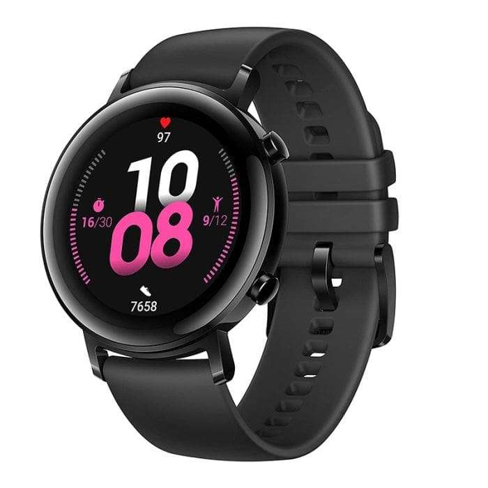 Montre connectée Huawei Watch GT 2 - 42 mm, bracelet sport, noir (reconditionné)