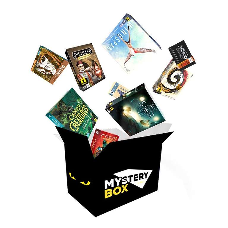 Box mystère matagot (jeux en anglais, matagot-friends.com)