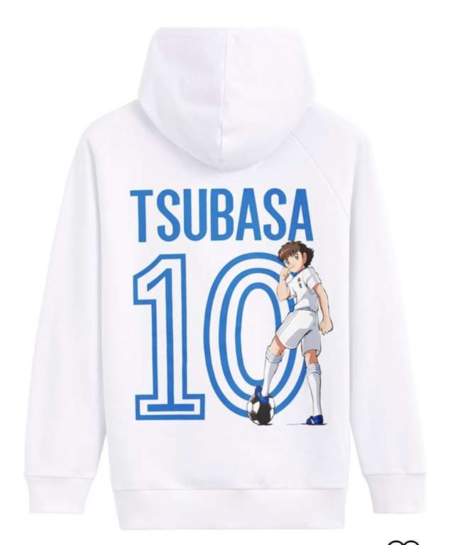 Sélection d'articles Celio en promotion - Ex: Sweatshirt a Capuche Captain Tsubasa (Du S au 2XL)