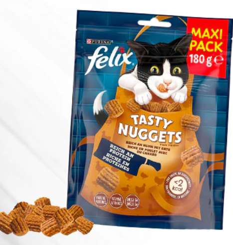 Echantillon gratuit pour chat de snacks Felix tasty nuggets (consoanimo.com)