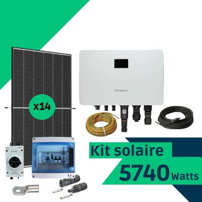 Kit Solaire Autoconsommation Avec Onduleur Nº 1 de1.700W/p