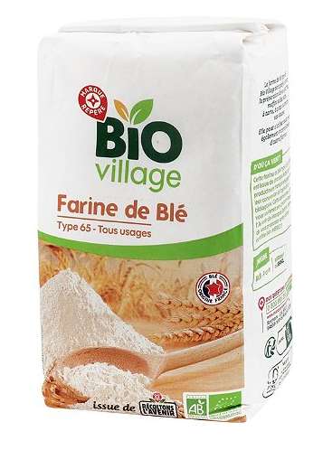 Farine Bio T65 - 1kg (via 0.33€ sur Carte Fidélité)