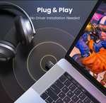 Transmetteur USB Bluetooth 5.3 UGREEN, Adaptateur Audio, AptX HD AD, pour PS5, PS4, Nintendo Switch, Casque, Haut-Parleur, Micro, Récepteur