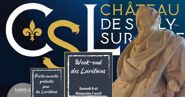 Entrée gratuite au Château Musée de Gien, au Château de Sully-sur-Loire & au Château de Chamerolles les 6 & 7 avril pour les Loirétains (45)