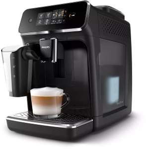 Machine espresso automatique Philips Series 2200 EP2231/40 - Café grains avec broyeur, Carafe LatteGo, Ecran tactile (Noir laqué)