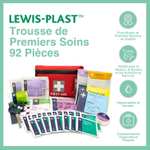 Kit de premiers soins 92 pièces Lewis - répond aux normes européennes