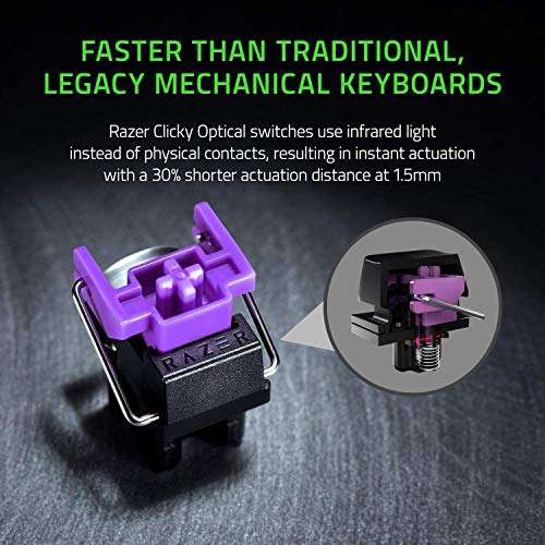 Clavier filaire RGB Razer Huntsman Mini (Purple Switch) - QWERTY