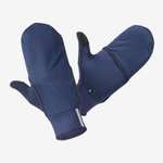 Gants de running avec moufle intégrée Kalenji Évolutiv - bleu marine, Du S au XL