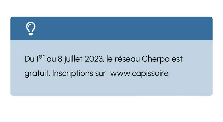 Réseau de transports agglomération Cherpa gratuit - Pays d’Issoire (63)