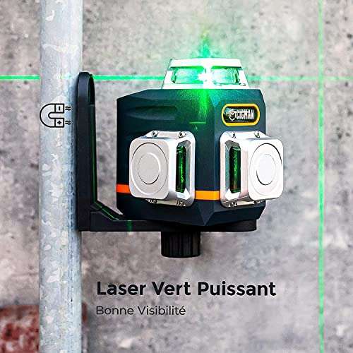 Niveau Laser Vert Cigman 3x360° (vendeur tiers)