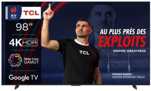 TV 98" TCL 98P744 - 4K UHD (via 500€ fidélité + ODR de 200€)