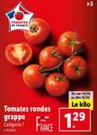 Tomates Rondes en Grappe - 1Kg, Origine France, Catégorie 1