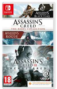 [Adhérents] Compilation Assassin’s Creed III Remastered + Assassin's Creed : The Rebel Collection sur Switch (Code) + 1 goodies offert