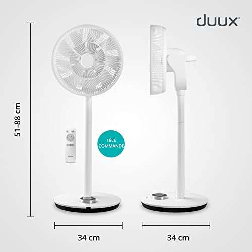 Ventilateur Duux Whisper Smart flex - Sans batterie (vendeur tiers)