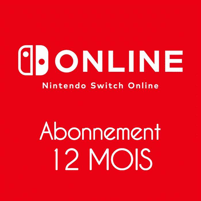 Abonnement Nintendo Switch Online Europe - 12 mois (Dématérialisé)