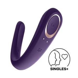 Stimulateur pour couple Satisfyer Partner Double Classic - Violet
